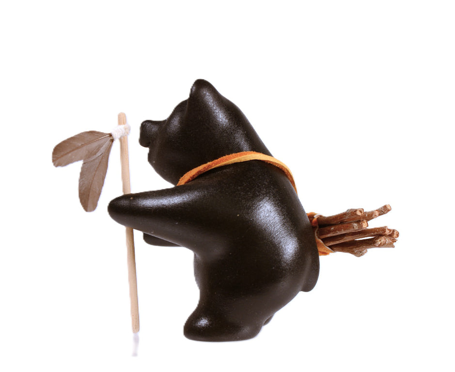 Choctaw Pueblo Black Bear Pottery By Randy Chitto