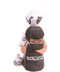 Acoma Pueblo Storyteller Pottery By Cris Poncho