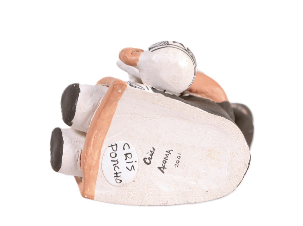 Acoma Pueblo Storyteller Pottery By Cris Poncho