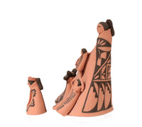 Jemez Pueblo Singing Storyteller Doll with Four Children By Elsie Joe