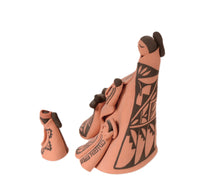 Jemez Pueblo Singing Storyteller Doll with Four Children By Elsie Joe