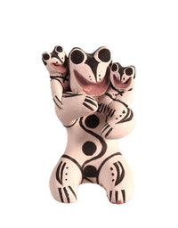 Cochiti Pueblo Storyteller Frog Pottery By D.H.