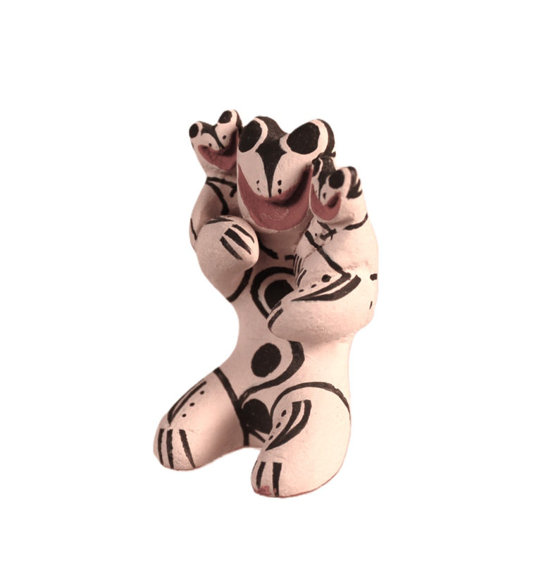 Cochiti Pueblo Storyteller Frog Pottery By D.H.