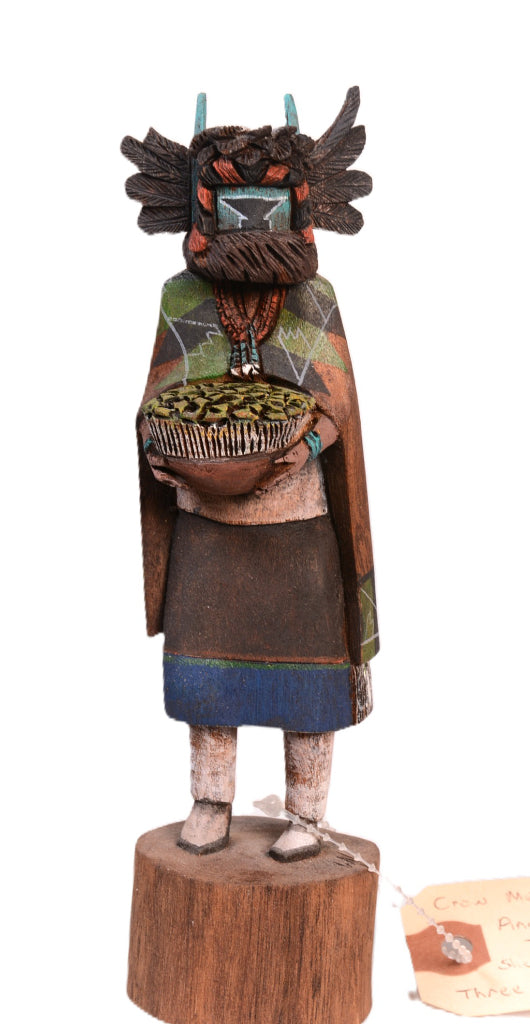 Hopi Pueblo Kachina Crow Mother Doll By Watson Namoki