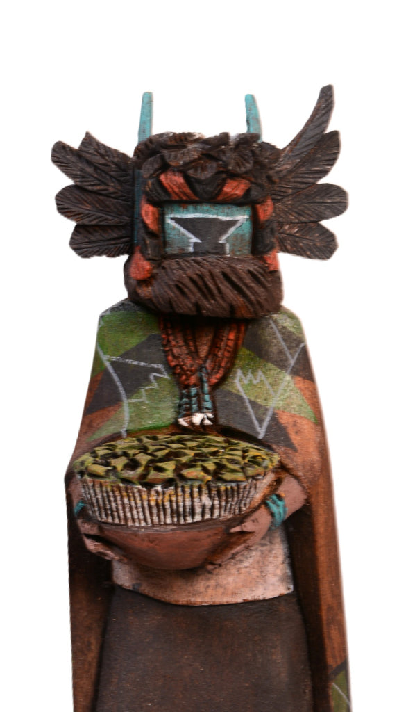 Hopi Pueblo Kachina Crow Mother Doll By Watson Namoki