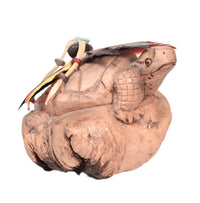 Navajo or Zuni Wood Carved  Turtle Fetish