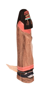 Hopi Pueblo Pachavuin Mana Kachina Doll By Wilmer Kaye