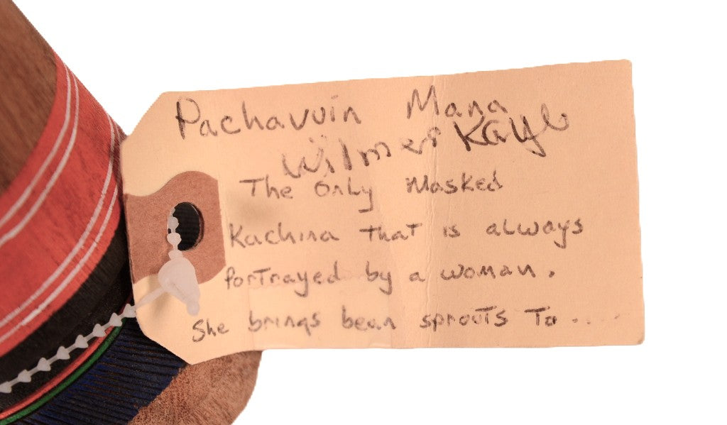 Hopi Pueblo Pachavuin Mana Kachina Doll By Wilmer Kaye