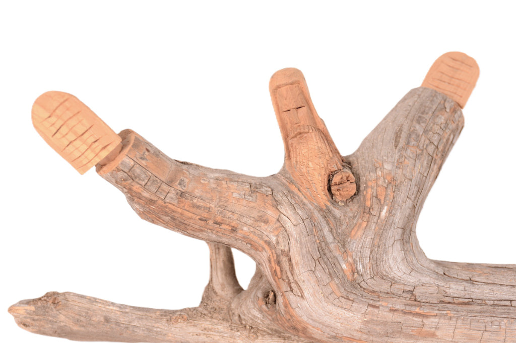 Taos Pueblo Wood Sculpture By Frank Tollardo