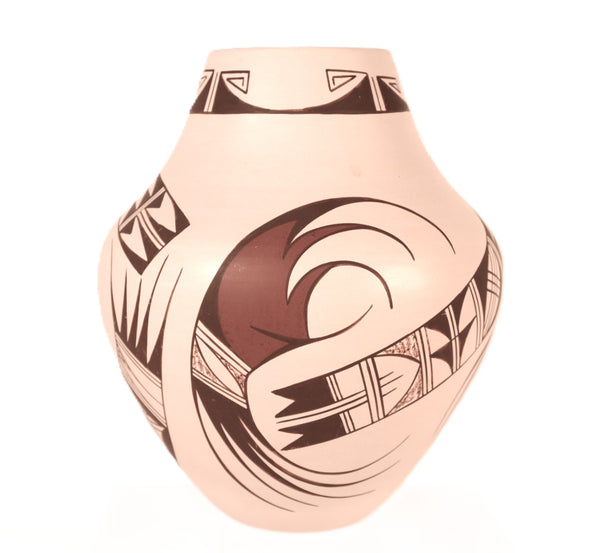 Hopi Pueblo Poly Chrome Pottery By Navasie Frog