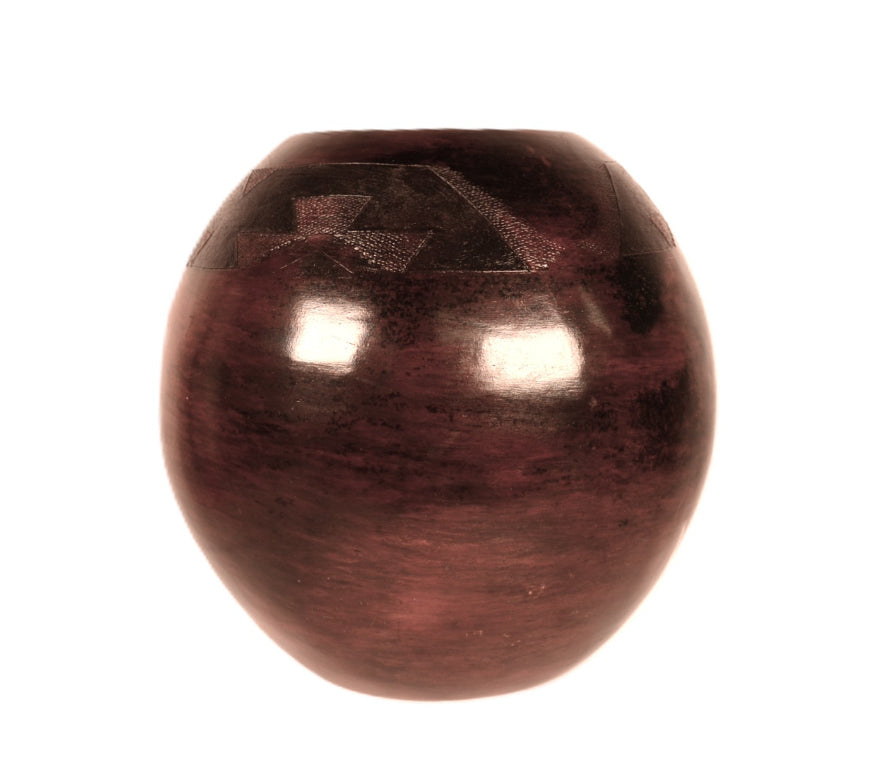 Navajo Pine Pitched Pottery By Lorenzo Spencer and Juanita Chee