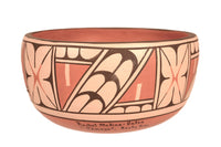 Santa Ana Pueblo Poly Chrome Pottery Bowl By Rachel Medina-Rotan