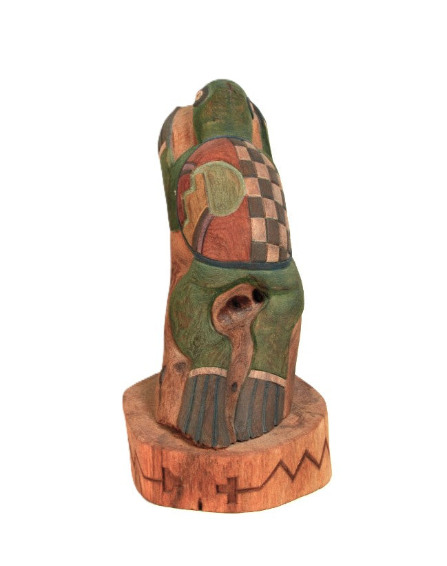Hopi Kachina Water Clan Wuya (Spiritual Guardian) Coohsiuu Kioma Doll By Delbridge Honanie