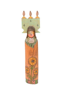Hopi Kachina Flower Maiden Doll By G. Honawa
