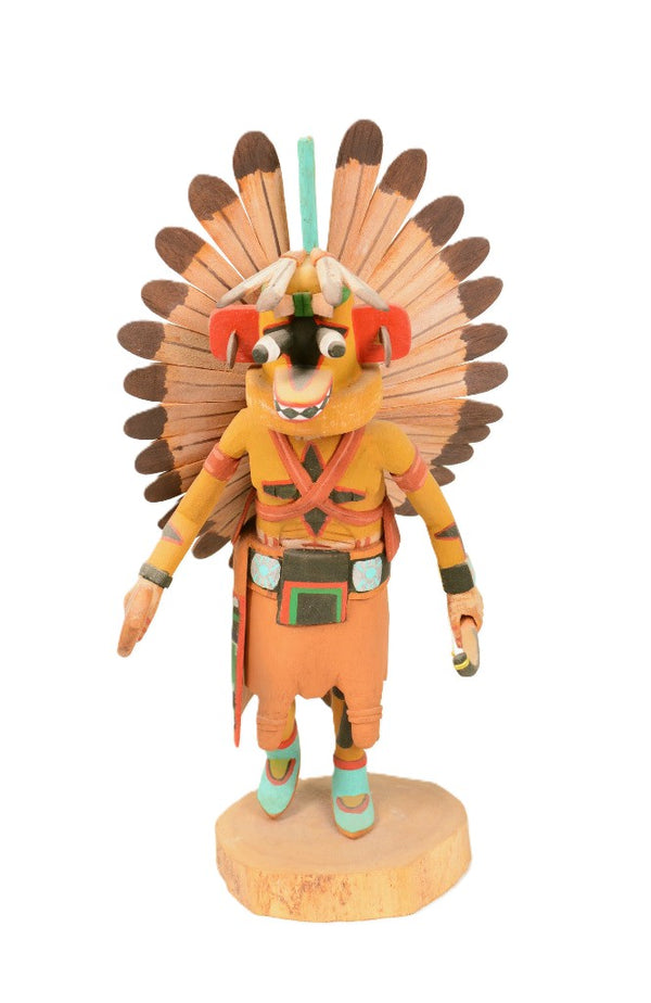 Hopi Kachina Yellow A'Hote Doll By Thomas Takala