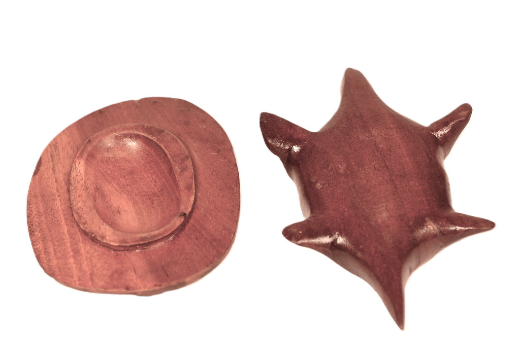 Indonesian Wood Carved Turtle with Shell Lid