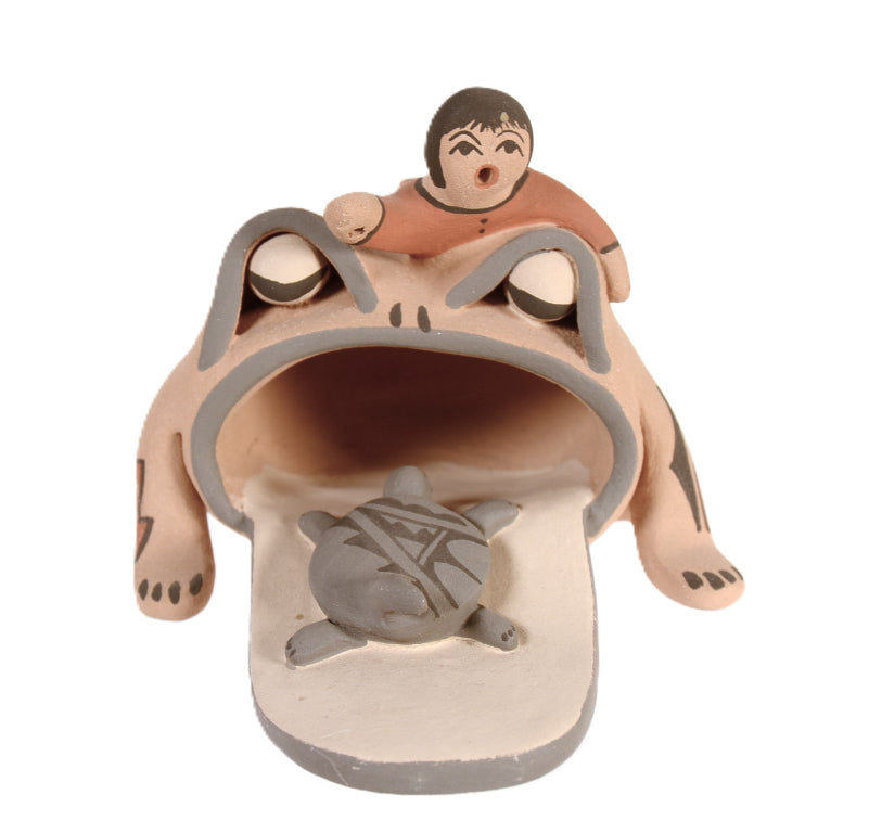 Jemez Pueblo Frog Pottery By Phillip M. Fragua