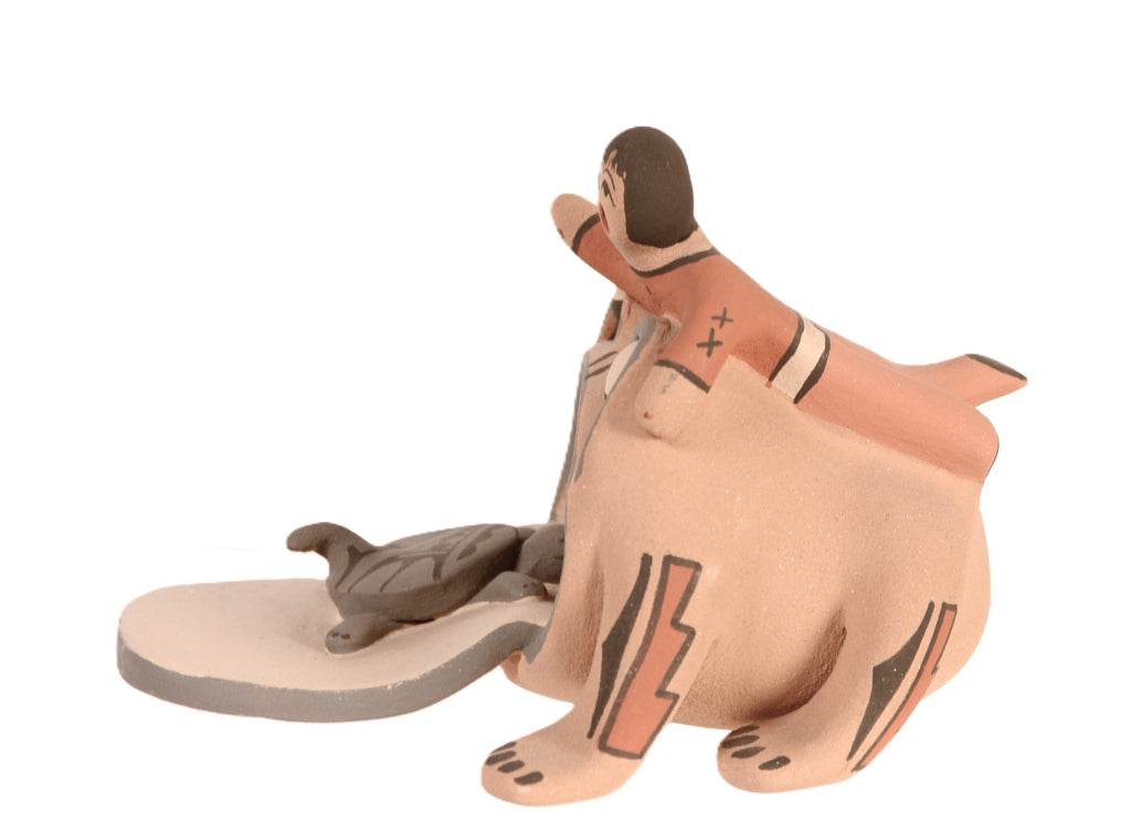 Jemez Pueblo Frog Pottery By Phillip M. Fragua