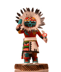 Hopi Pueblo Miniature Sun Kachina Doll By Stewart Dukepoo