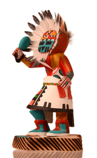 Hopi Pueblo Miniature Sun Kachina Doll By Stewart Dukepoo