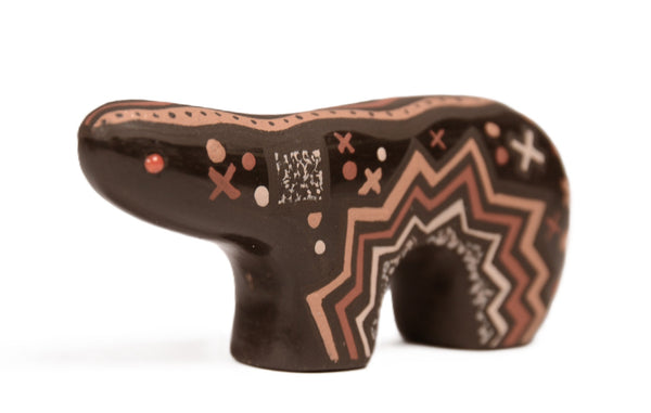 Zuni Pueblo Bear Pottery By Manuel Daube
