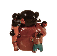 Jemez Pueblo Navajo Storyteller Pottery By R.E.