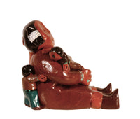 Jemez Pueblo Navajo Storyteller Pottery By R.E.