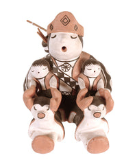 Cochiti Pueblo Storyteller Pottery Doll By E. Tina