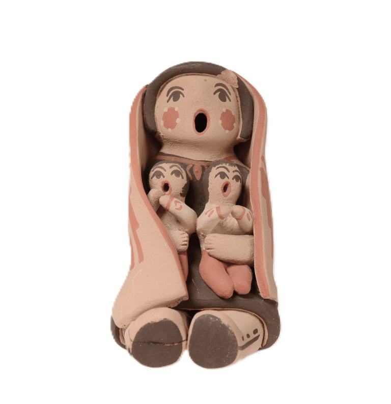 Jemez Pueblo Storyteller Pottery Doll By Linda Lucavo Fyaglia