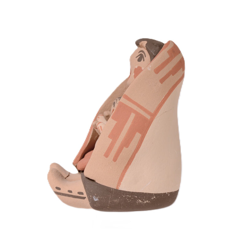 Jemez Pueblo Storyteller Pottery Doll By Linda Lucavo Fyaglia