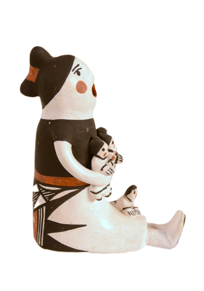Acoma Pueblo Storyteller Pottery By C. Garcia