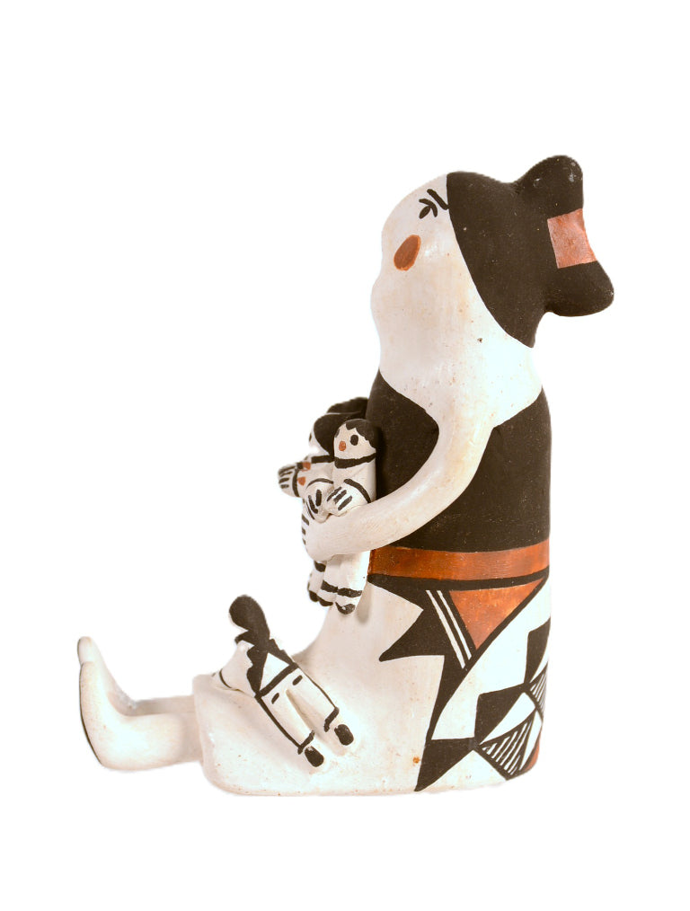 Acoma Pueblo Storyteller Pottery By C. Garcia