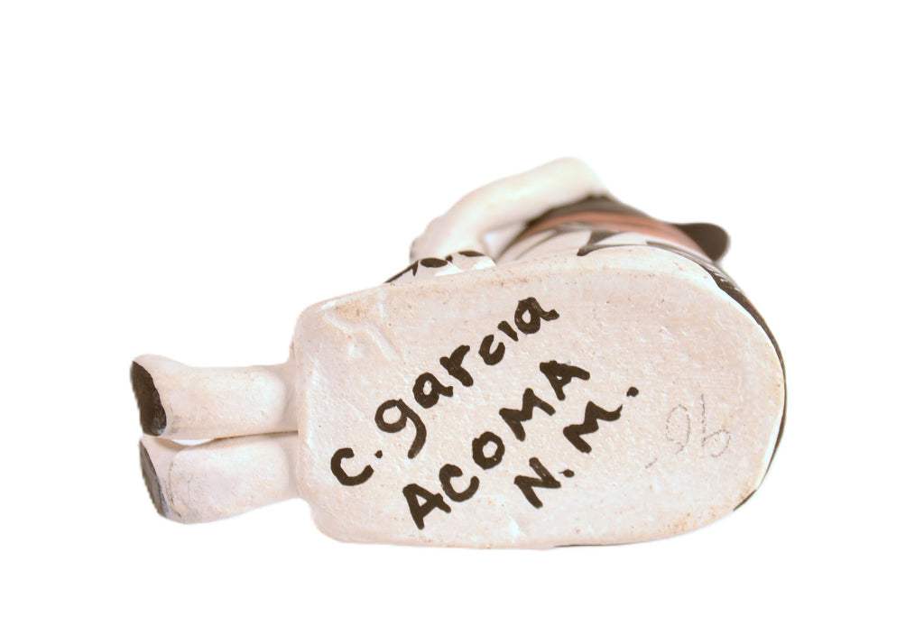 Acoma Pueblo Storyteller Pottery By C. Garcia