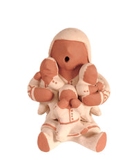 Jemez Pueblo Storyteller Pottery Doll By A. Concha