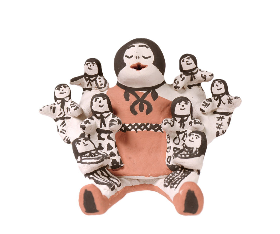 Cochiti Pueblo Storyteller Pottery Doll By Martha Arquero