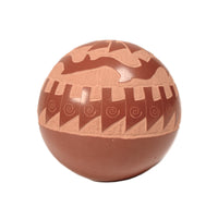 Santa Clara Pueblo Sphere Shaped Pottery By Elijah Naranjo