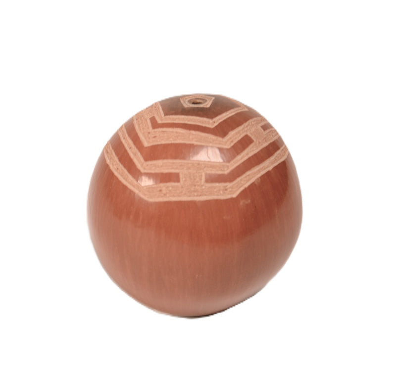 Santa Clara Pueblo Sphere Seed Jar Pottery By NM