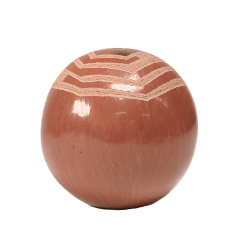 Santa Clara Pueblo Sphere Seed Jar Pottery By NM