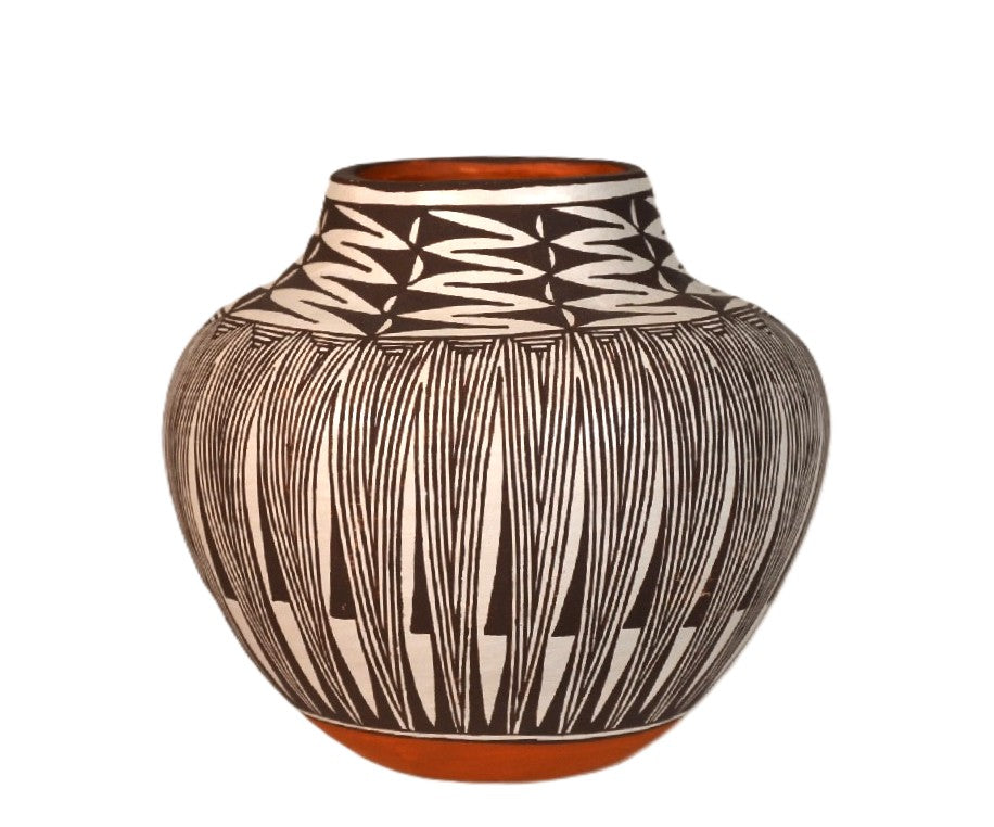 Acoma Pueblo Small Olla Pottery By Marianna Patricio Juanico