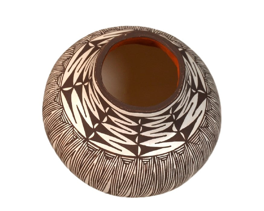 Acoma Pueblo Small Olla Pottery By Marianna Patricio Juanico