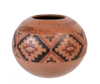 Navajo Pottery Jar By I. W. Dineh
