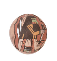 Hopi Pueblo Long Hair Pottery Seed Jar By Lawrence Namoki