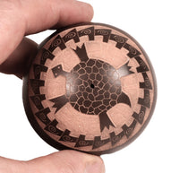 Santa Clara Pueblo Turtle Sphere Pottery By Elijah Naranjo