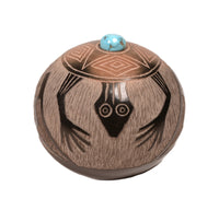 Santa Clara Pueblo Pottery By Corn Moquino