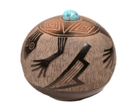Santa Clara Pueblo Pottery By Corn Moquino