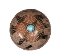 Santa Clara Pueblo Pottery By Corn Moquino