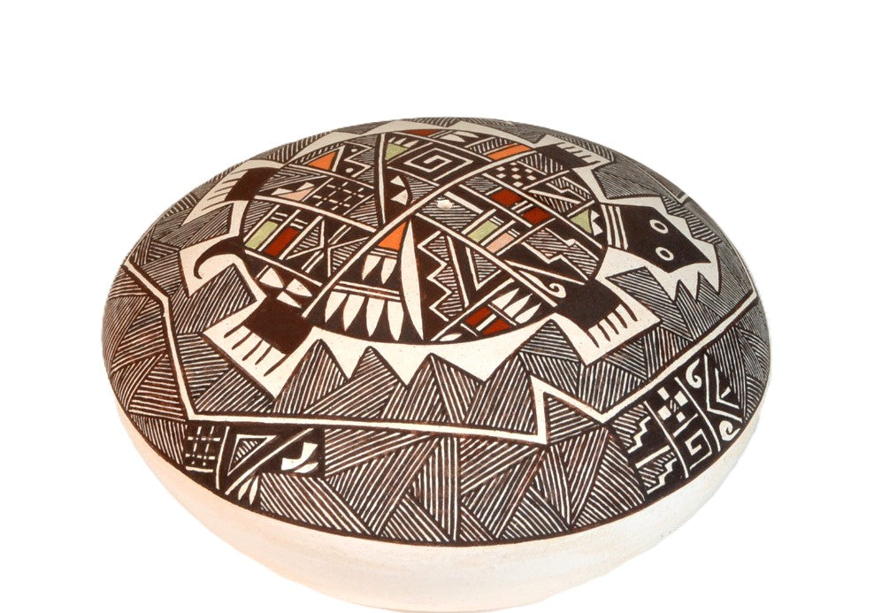 Acoma Pueblo Pottery Seed Jar By Rebecca Lucario