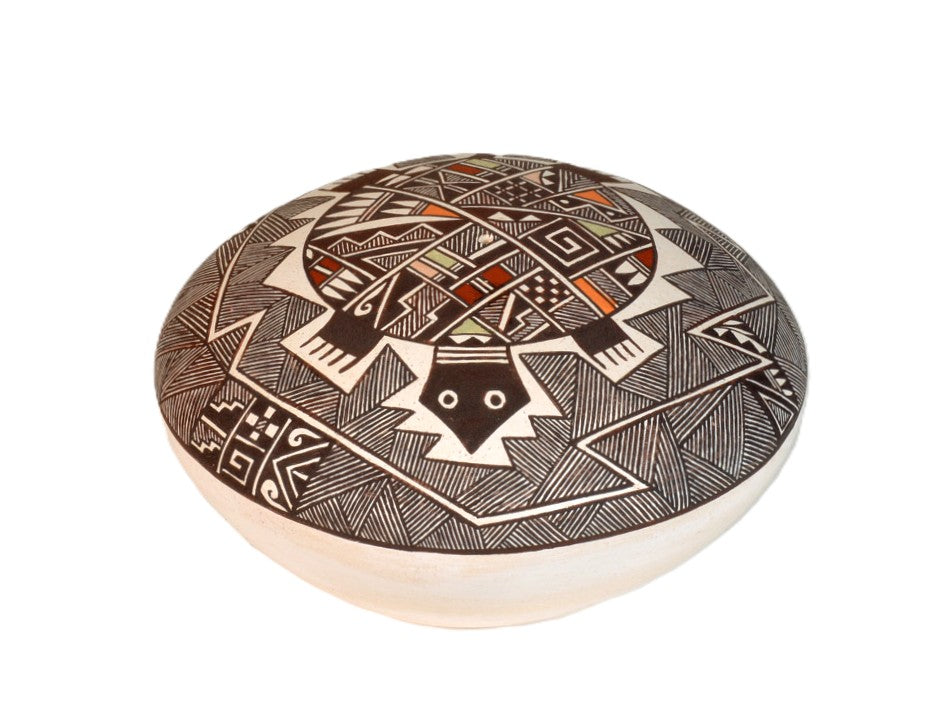 Acoma Pueblo Pottery Seed Jar By Rebecca Lucario