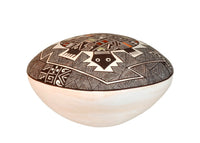 Acoma Pueblo Pottery Seed Jar By Rebecca Lucario