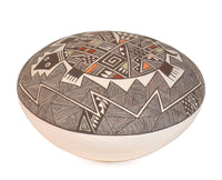 Acoma Pueblo Pottery Seed Jar By Rebecca Lucario